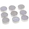 Image de Fééric Lights And Christmas - Lot De 9 Bougies Chauffe Plat Blanc Pailleté D 3.8 Cm - Feeric Christmas