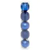 Image de Fééric Lights And Christmas - Déco De Sapin Lot De 5 Boules De Noël D 5 Cm - Bleu Nuit - Feeric Christmas