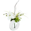 Image de Vase Orchidées Artificielles Vase Céramique H44cm Atmosphera Créateur D'Intérieur