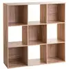 Image de 5five Simply Smart - Tagère 9 Cases Mix N Modul Effet Chêne Naturel - 5five