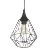 Image de Suspension Metal Wire - Flave - Noir - Ø 18 - H 24 cm