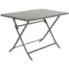 Image de Hesperide - Table De Jardin Pliante Rectangulaire Greensboro Tonka 4 Places En Acier Traité Époxy - Hespéride