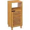 Image de Armoire de salle de bains debout en bambou