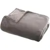 Image de Plaid Flanelle Gris 125x150cm Atmosphera Créateur D'Intérieur