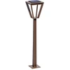 Image de Borne Solaire Extérieure Métro En Aluminium Corten