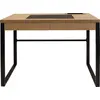 Image de Bureau - HOME DECO FACTORY - Bois et Métal - Marron et Noir