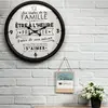 Image de Horloge - HOME DECO FACTORY - La Vie En Famille - Noir