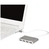 Image de PORT PORT900120 - Hub 4 ports USB A 2.0 vers 4 ports USB A 2.0 Gris