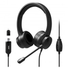 Image de Port Designs 901605 écouteur/casque Avec fil Arceau USB Type-A Noir - Neuf