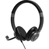 Image de Port Designs 912001, Câble, Bureau/Centre d'appels, 20 - 20000 Hz, 136 g, Casque avec microphone, Noir
