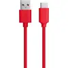 Image de Bigben Connected WOWCBLAC1MR câble USB 1 m USB A USB C Rouge - Neuf