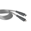 Image de FORCE POWER FPCBLMFIC2MG - Câble renforcé Lightning MFI Type C 2m 3A Gris