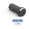 Image de Chargeur voiture USB C 27W Power Delivery Gris + Garantie à vie Force Power - Neuf