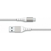 Image de Force Power, Câble USB-A/Micro-USB renforcé 2 m - 2,1 A, blanc