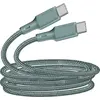 Image de Câble Eco-conçu USB C / USB C 3A 2m PD 60W Night Green Just Green