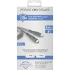 Image de Câble Ultra-renforcé USB C/USB C 1,2m 3A Garanti à Vie Gris - 100% Plastique recyclé Force Power en occasion ou reconditionné