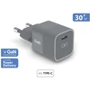 Image de Chargeur maison 30W Power Delivery GaN Garanti à vie Gris - 100% Plastique recyclé Force Power - Neuf