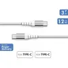 Image de Câble Renforcé USB C / USB C 3A 1.