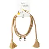 Image de BIGBEN CONNECTED BBANDPOM3 - Bandoulière beige avec pompons