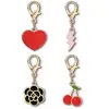 Image de Lot de 4 Charms Décoratifs pour Bandoulière de Téléphone avec Attache à Boucle Multicolore - Neuf