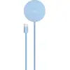 Image de Force Power, Chargeur sans fil Magnétique 15W Qi MagSafe, Bleu