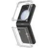 Image de Coque renforcée Samsung Galaxy Z Flip 6/7 FE DUO 2m Transparente avec Paillettes + Garantie à vie Force Case - Neuf