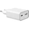 Image de Chargeur USB A + USB C 45W Power Delivery GaN Blanc + Garantie à vie Force Power Lite - Neuf