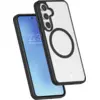 Image de Coque renforcée Magnet Samsung Galaxy S24 FE AIR Frost 3m Noire + Garantie à vie Force Case - Neuf