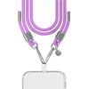 Image de FC Bandoulière Cordon Violette détails Silver