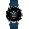 Image de Montre connectée ROUND SILVER argent bracelet bleu