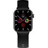 Image de Montre connectée SQUARE BLACK noire bracelet noir