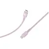 Image de Câble Tissé USB C / USB C 3A 1.2m PD 60W Rose Bigben