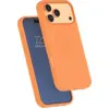 Image de Coque renforcée MagSafe iPhone 17 Pro Max SILICONE 2m Orange + Garantie à vie Force Case - Neuf