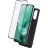 Image de Pack 2 en 1 Coque Motorola G06 / G06 Power Souple Noire + Protège écran 2.5D + SmartFrame  - Certifié GRS Bigben - Neuf
