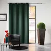 Image de Rideau À Oeillets 140 X 240 Cm - Occultant Uni Mezzo - Vert - Livraison Gratuite