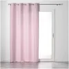 Image de Homemaison - Rideau A Oeillets 140 X 240 Cm Tamisant Chambray Glory Dragee