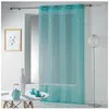 Image de Ac-deco - Panneau À Oeillets Telma - L 240 X L 140 Cm - Bleu - Livraison Gratuite