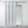 Image de Voilage Uni À Oeillets - 140 X 240 Cm - Mitsy - Blanc - Livraison Gratuite