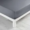 Image de Douceur D'Intérieur - Drap Housse Coton 57 Fils Gris Souris 140 X 190 Cm