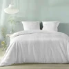 Image de Parure de lit - Douceur d'Intérieur - Litea - Microfibre - 240x220cm - Blanc
