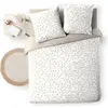 Image de Parure de lit - Douceur d'Intérieur - VIOLETTE - Coton - 240x220cm - Beige