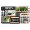 Image de Douceur D'Intérieur - Tapis Déco - Rectangle - 45 X 75 Cm Mousse - Imprimé Green Bistrot - Livraison Gratuite