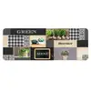Image de Douceur D'Intérieur - Tapis De Cuisine D'Intérieur Rectangle En Mousse Imprimé 'green Bistrot' - Multicolore - 45 X 120 Cm - Livraison Gratuite