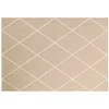 Image de Tapis d'intérieur rectangle tissé "Damira" - Beige - 160 x 230 cm