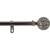 Image de Kit tringle décorative Globe - L 120 / 210 x D 1,9 cm - Gris