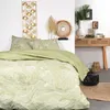 Image de Set husa pilota Today Floral, 100% bumbac, verde, 240x260cm, 2 fete de perna 63x63cm