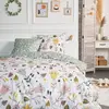 Image de Draps de lit en flanelle COO, double face, 220 x 240 cm