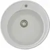 Image de STRADOUR Evier en RONDA, SMC WHITE UNI - 17, 1 cuve, Ø 49 cm, vidage manuel