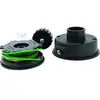 Image de Tête Complète Fil Nylon Adaptable Sur B&q - Homelite - Performance Power - Ryobi - Stiga, Pour Désherbeuse à Tube Courbé, Pas à