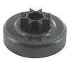 Image de Couronne dentée en étoile 1/4, 8 dents Adaptable aux modèles de tronçonneuses Echo Cs-280tecs. Remplace la pièce d'origine A556000101.